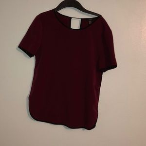 Maroon shirt